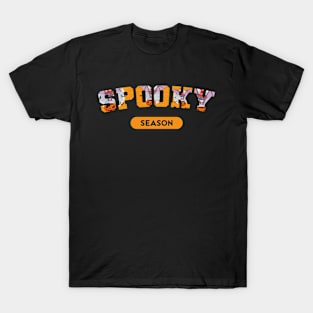 Retro Spooky Season, Hello Pumpkin Halloween, Fall Y'All Girls And Boys, Boo Season, Retro Groovy season T-Shirt